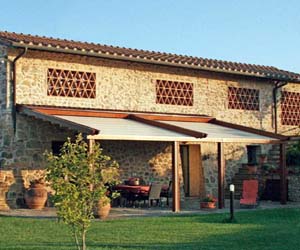 pergotenda in  legno